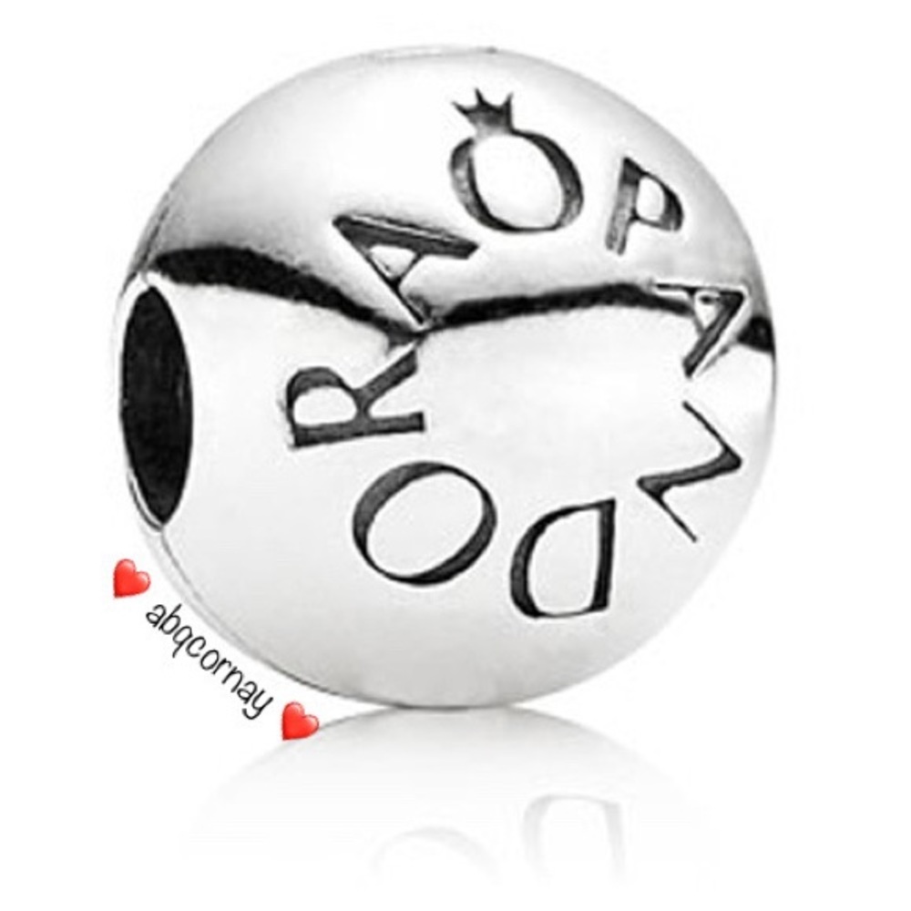 EUC Pandora 791015 Sterling Silver Loving Pandora Clip